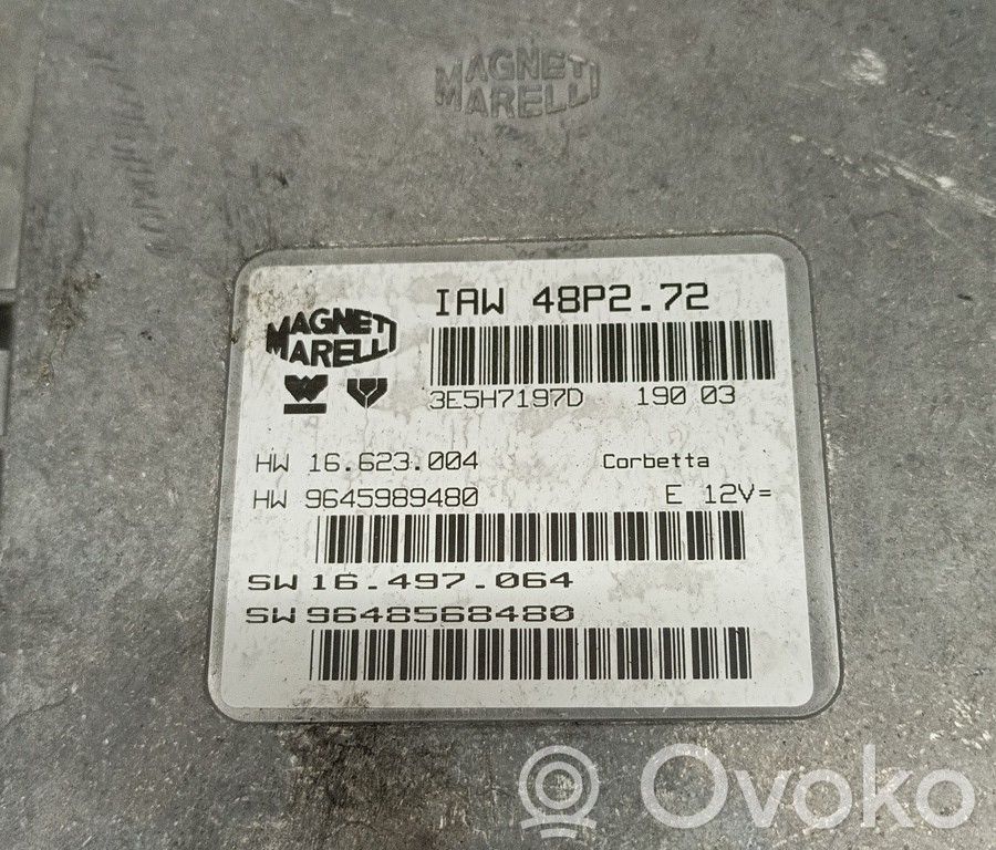 Motorsteuergerät/-modul   16623004,9645989480,ZACK