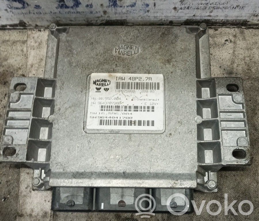 Peugeot 206 CC Centralina/modulo del motore 