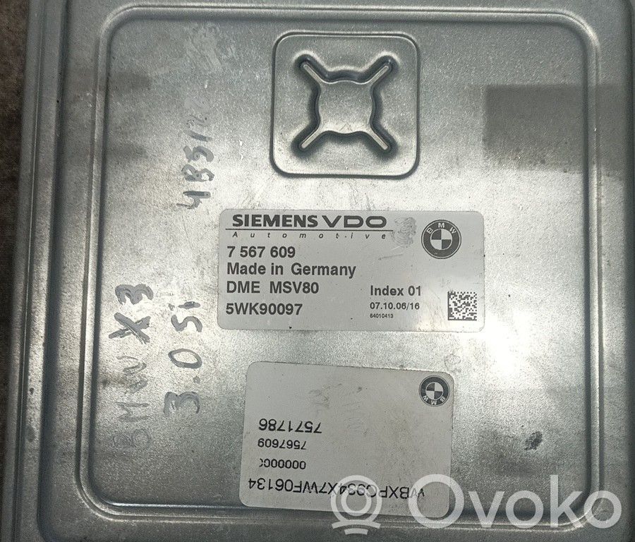 Motorsteuergerät/-modul   7567609,SIEMENSVDO,TIAGO