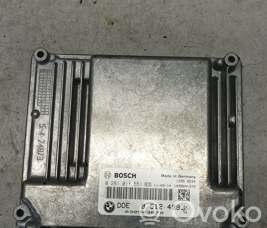 Unidad de control/módulo del motor   DDE8512499,ZACK