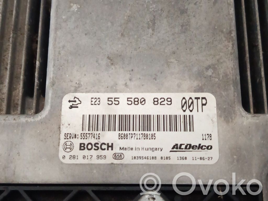 Engine control unit/module   55580829,0281017959,ZACK