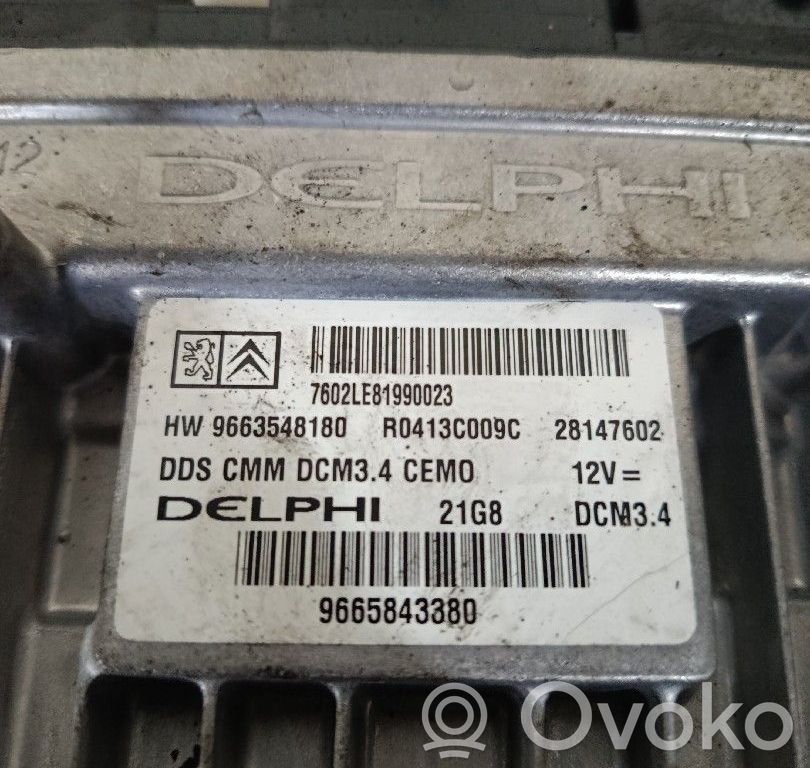 Motorsteuergerät/-modul   HW9663548180,R0413C009C,ZACK