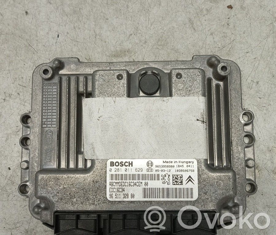 Moottorin ohjainlaite/moduuli   9651132880,ZACK