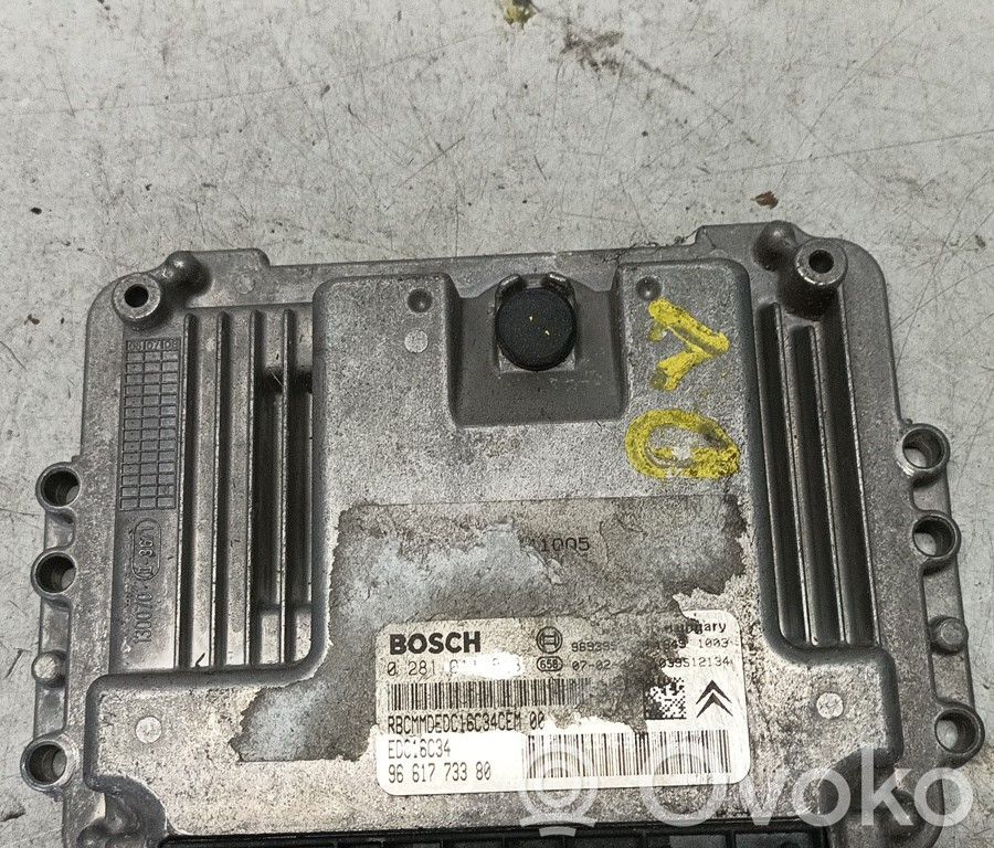Unidad de control/módulo del motor   9661773380,ZACK