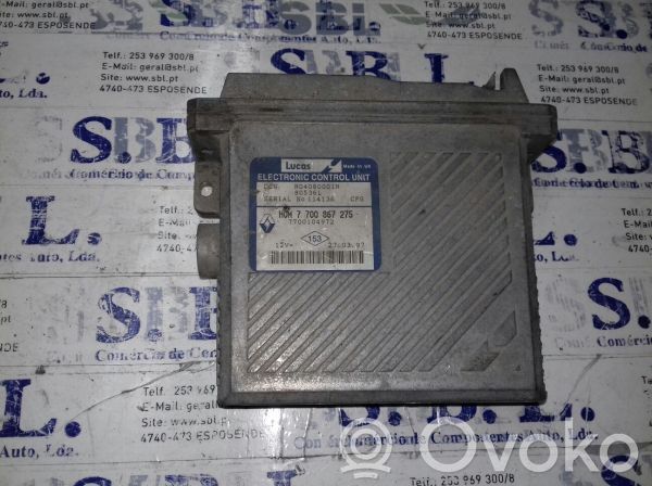 Unidad de control/módulo del motor   7700104972,7700867275,R04080001H