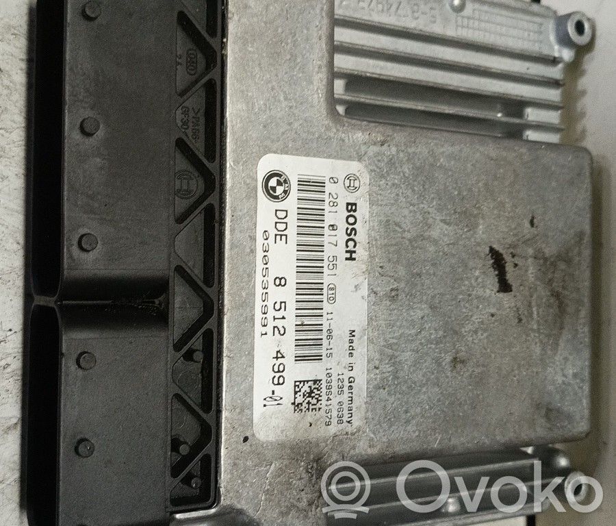Unidad de control/módulo del motor   0281017551,BRUNO,DDE851249901