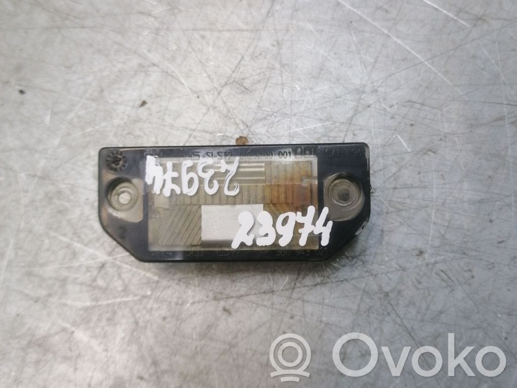 Éclairage de plaque d'immatriculation   E2600001