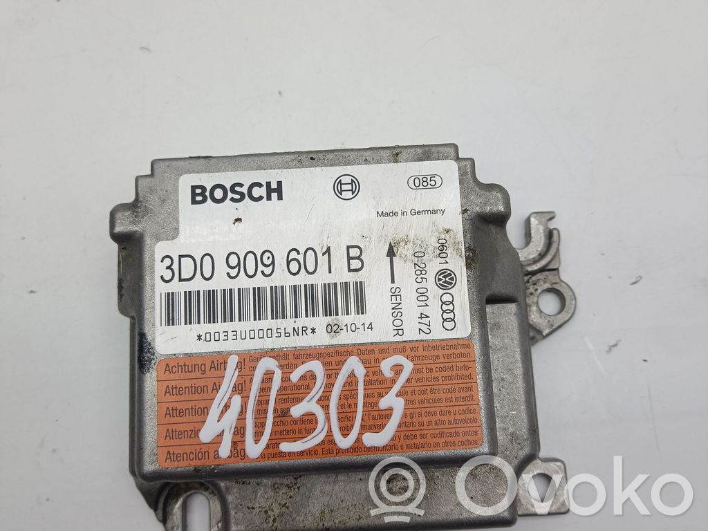 Volkswagen Touareg I Airbag control unit/module 