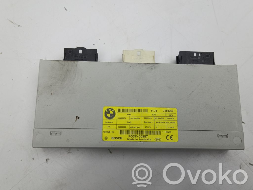 BMW 7 F01 F02 F03 F04 Tailgate/trunk control unit/module 
