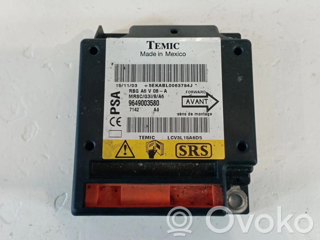 Citroen C3 Airbag control unit/module 