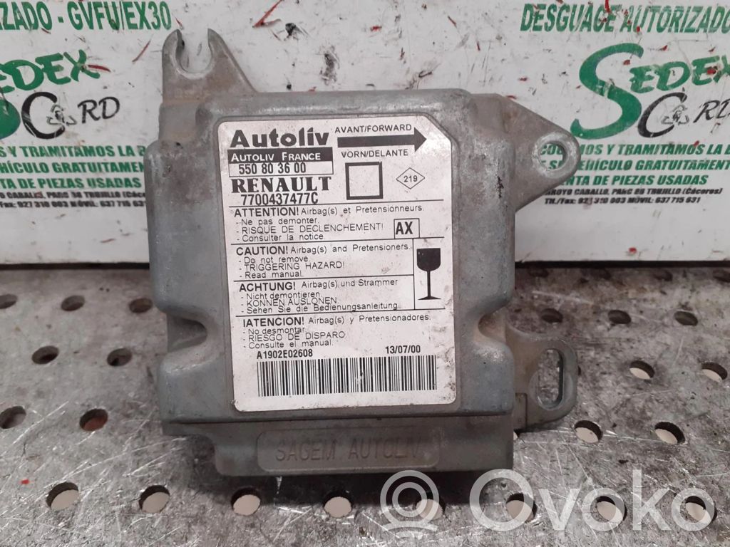 Renault Megane II Airbag control unit/module 