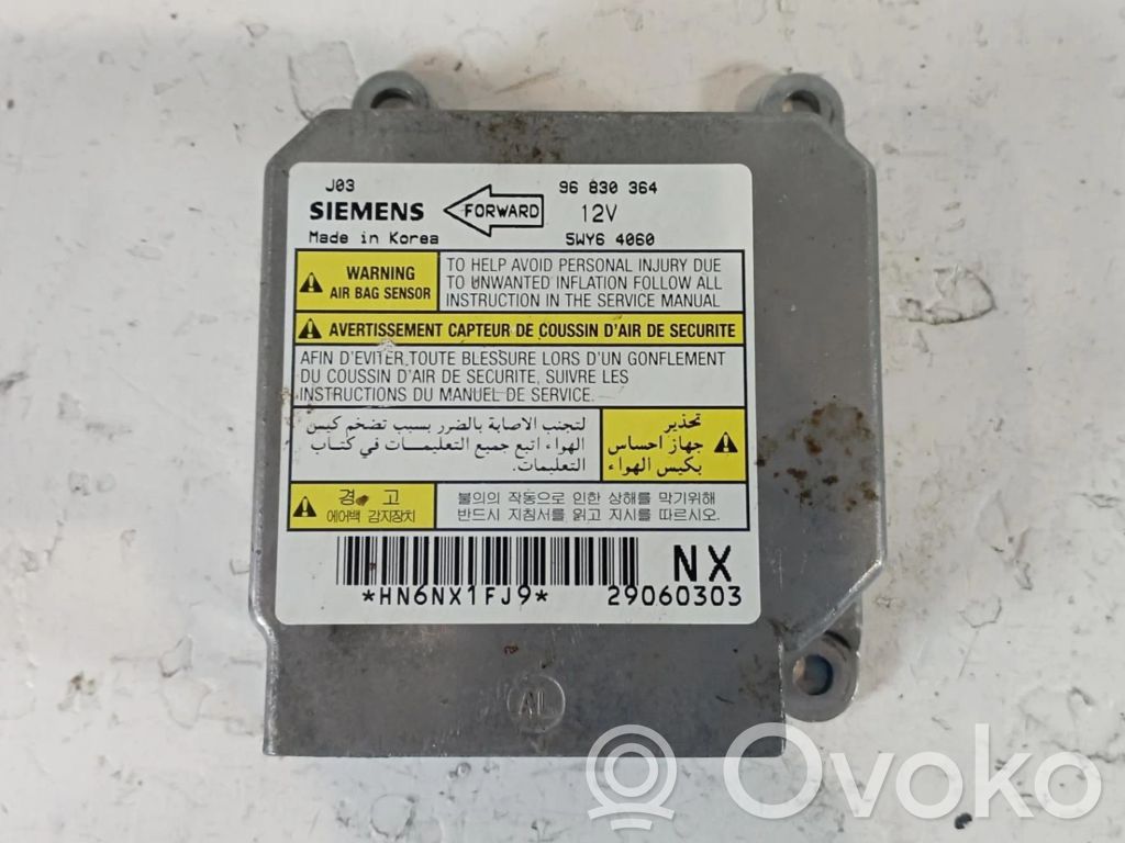 Chevrolet Lanos Airbag control unit/module 