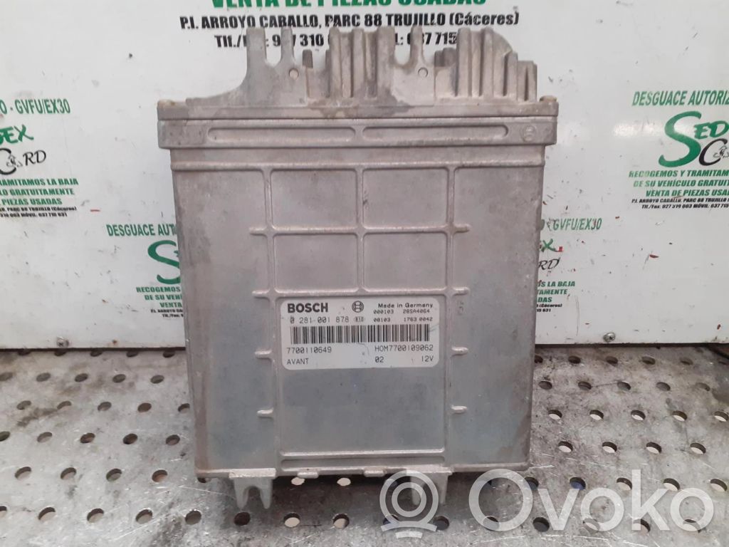Engine control unit/module ECU   HOM7700109062