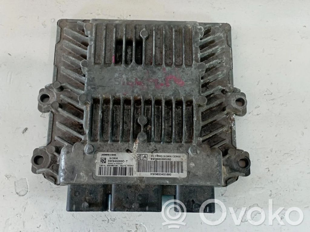 Citroen C3 Unidad de control/módulo ECU del motor 