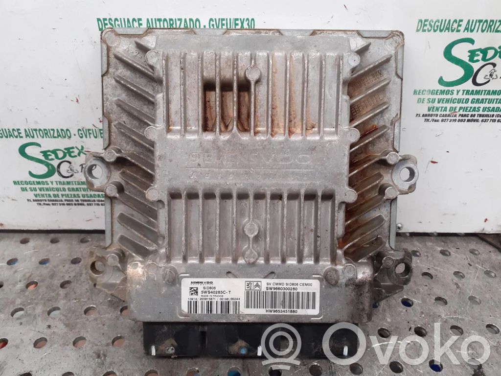 Citroen C3 Unidad de control/módulo ECU del motor 