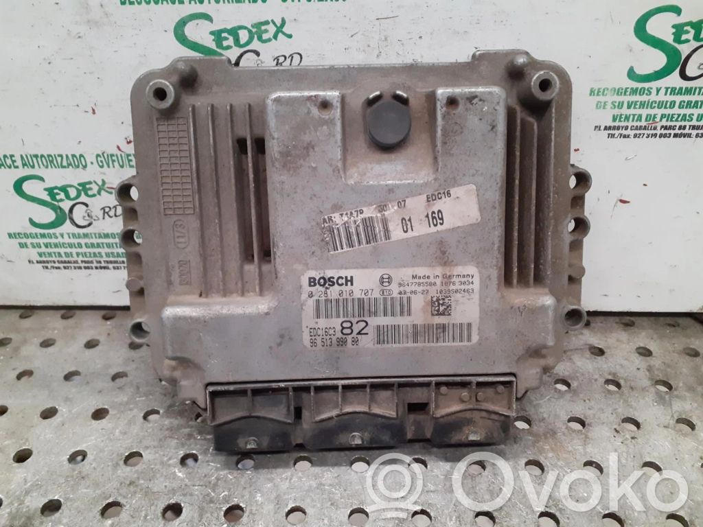 Peugeot 206+ Engine control unit/module ECU 