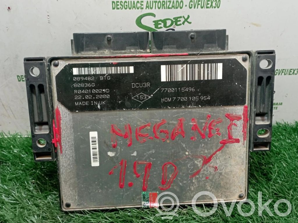 Renault Megane II Engine control unit/module ECU 