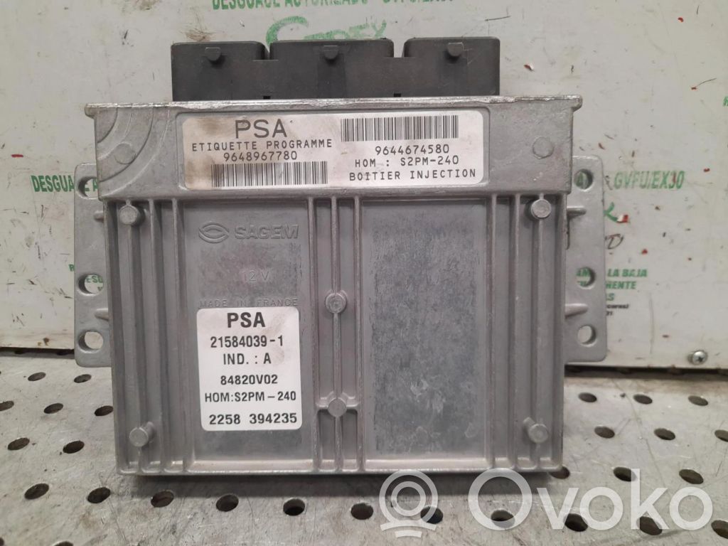 Engine control unit/module ECU   9648967780
