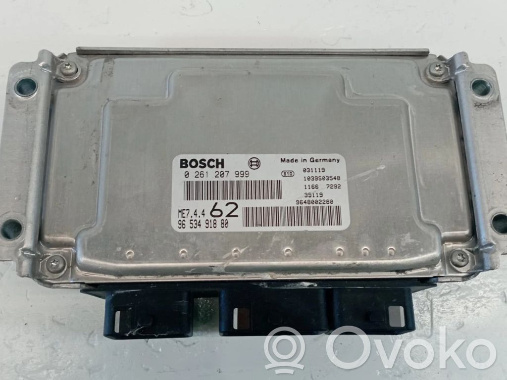 Engine control unit/module ECU   9653491880