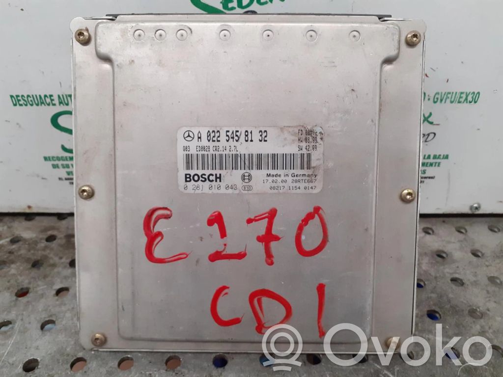 Mercedes-Benz E W210 Engine control unit/module ECU 