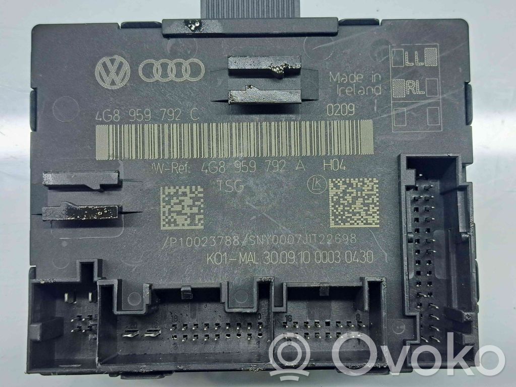 Audi A6 S6 C7 4G Module confort 