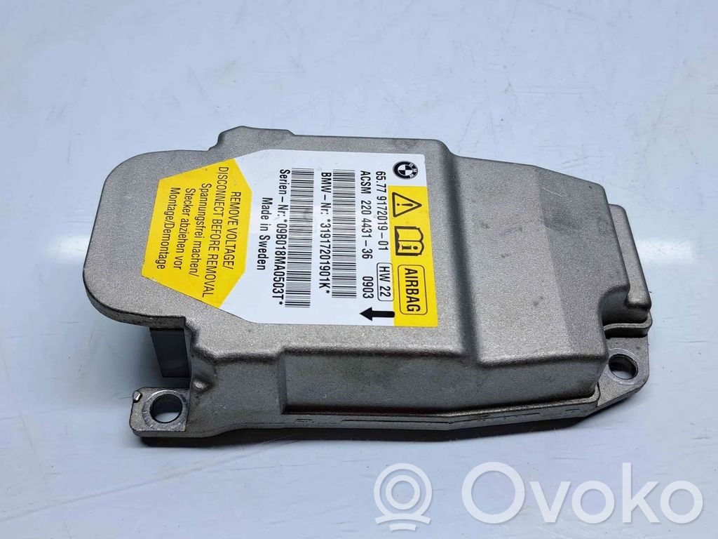 BMW 5 E60 E61 Centralina/modulo airbag 