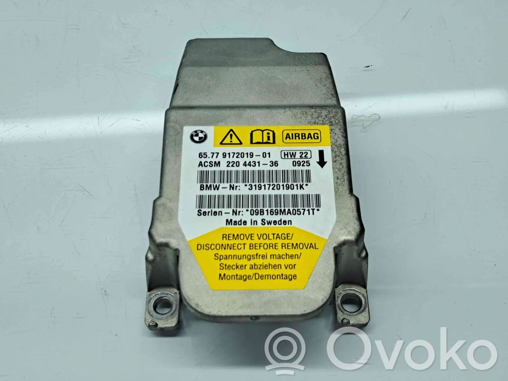 BMW 5 E60 E61 Centralina/modulo airbag 