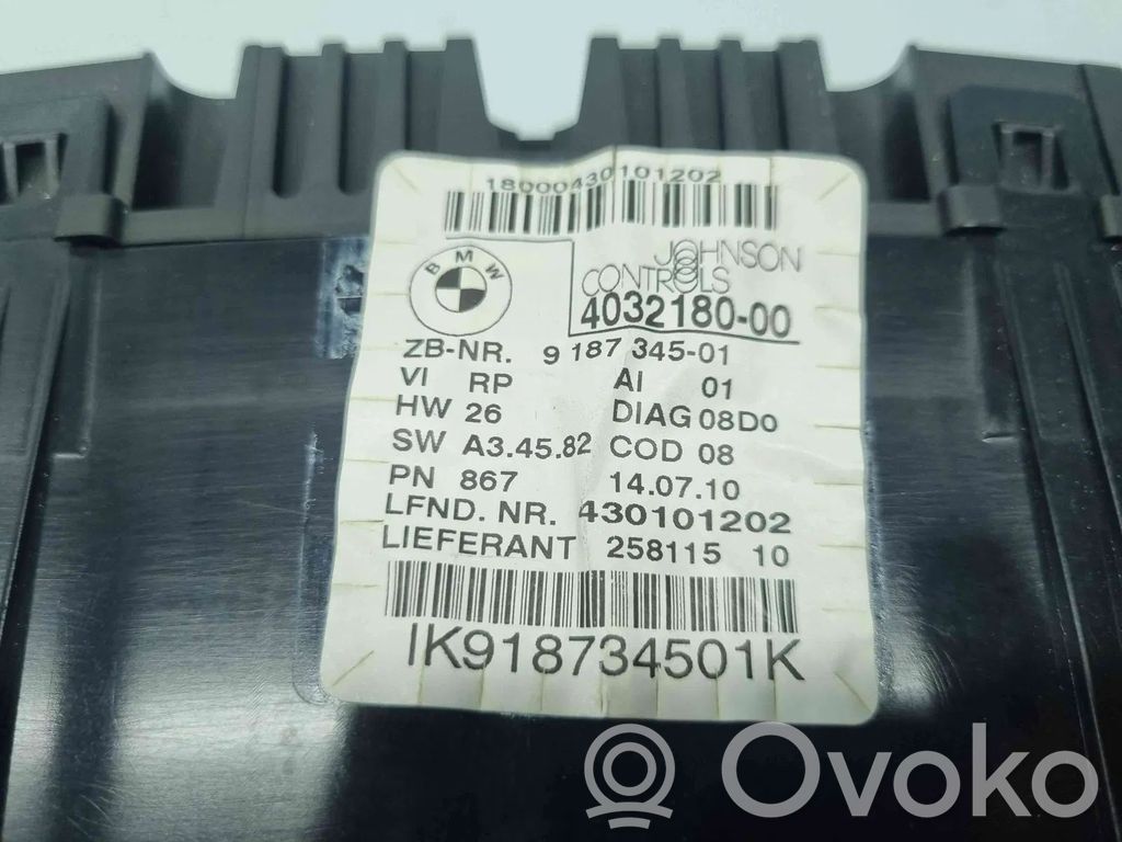 BMW 3 E90 E91 Nopeusmittari (mittaristo) 