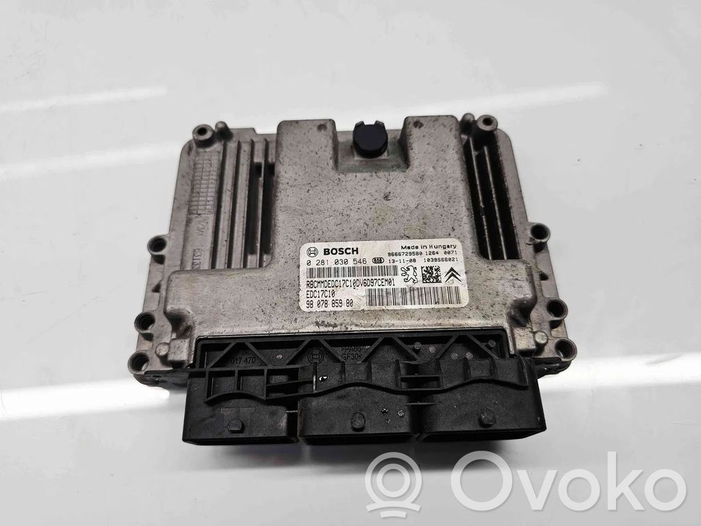 Unité de commande, module ECU de moteur   9807885980