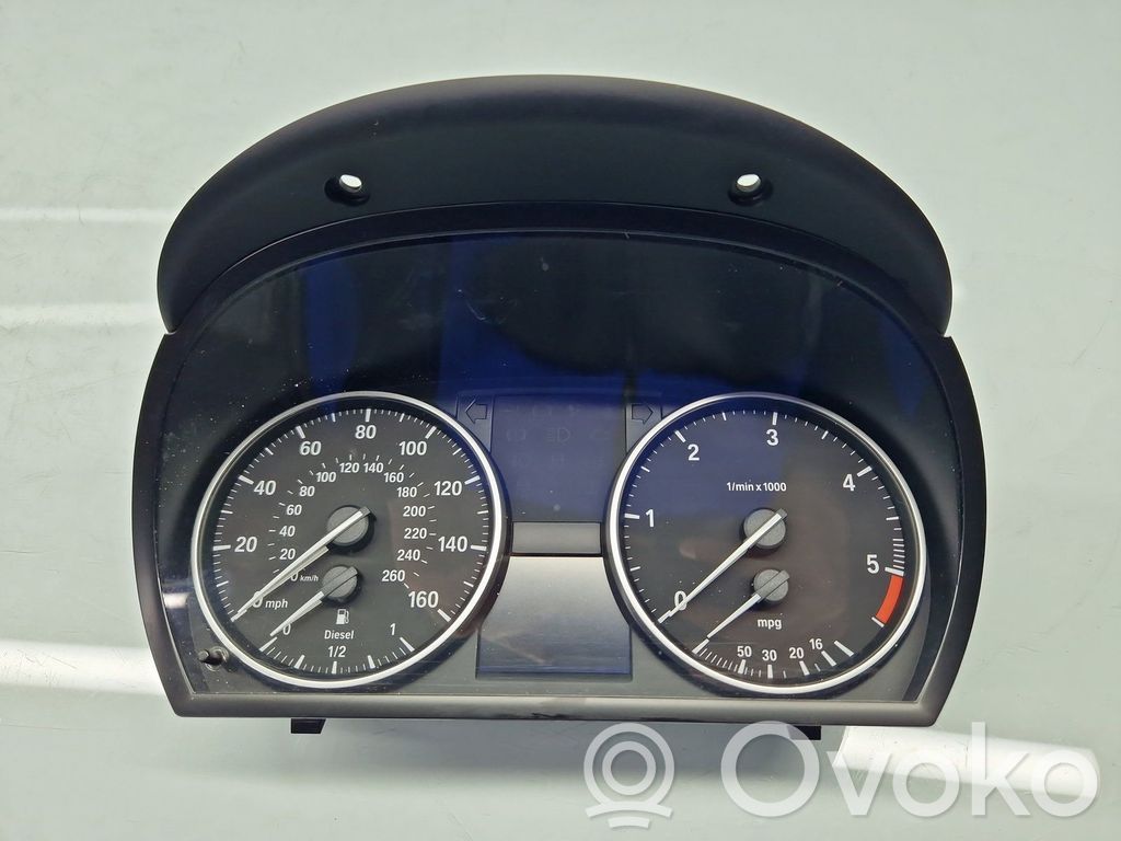 BMW 3 E90 E91 Speedometer (instrument cluster) 