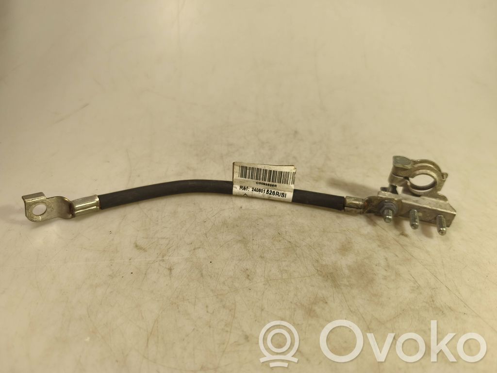 Minus / Klema / Przewód akumulatora   240801526R,801526R