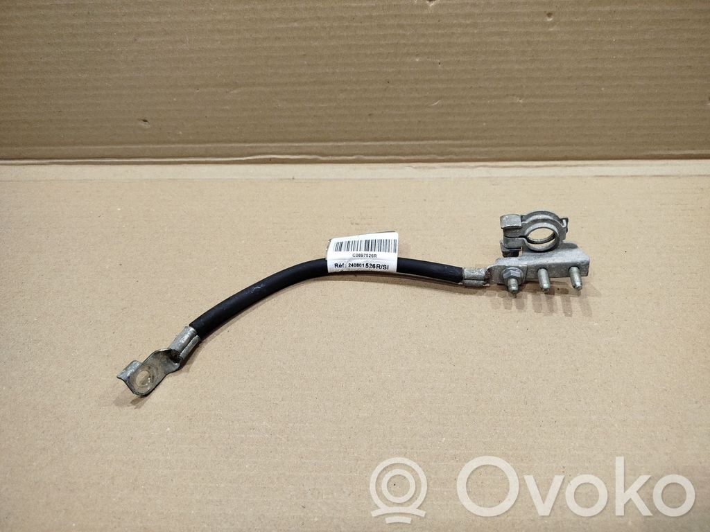 Minus / Klema / Przewód akumulatora   240801526R,C0697526R