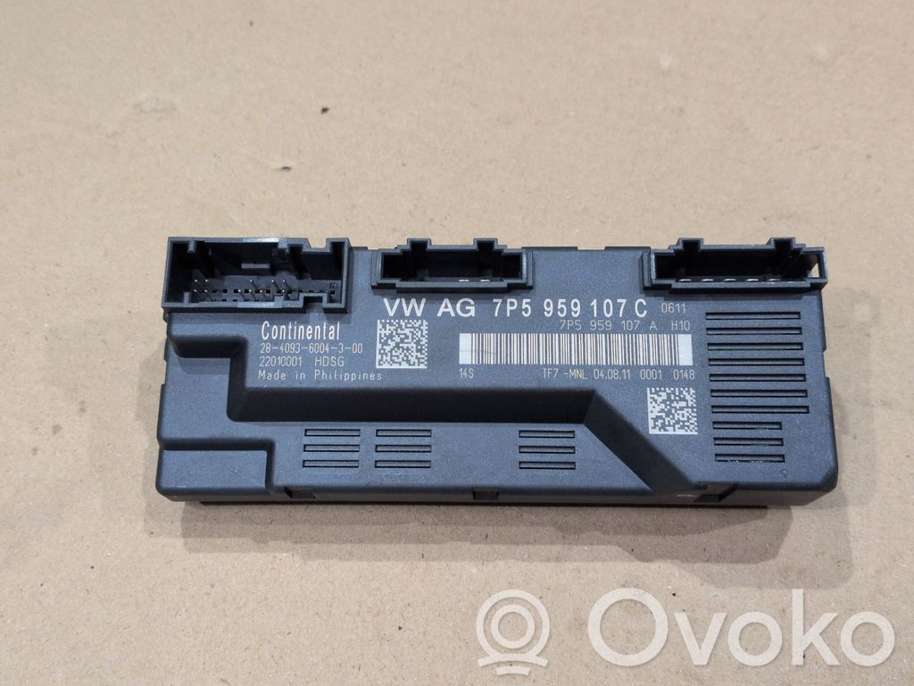 Porsche Cayenne (92A) Tailgate/trunk control unit/module 