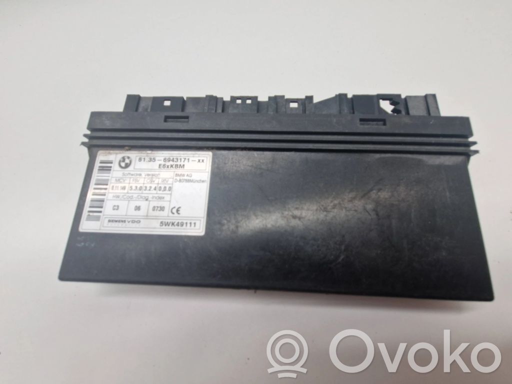 BMW 6 E63 E64 Comfort/convenience module 