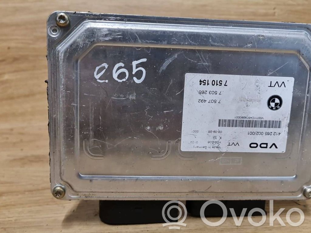 BMW 7 E65 E66 Engine control unit/module 