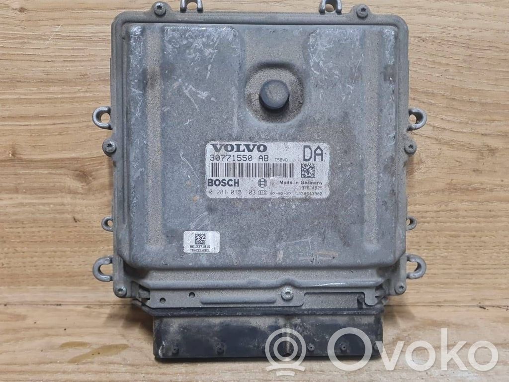 Engine control unit/module   30771550AB,0281012103
