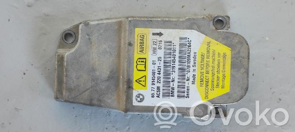 Unidad de control/módulo del Airbag   6577914540101