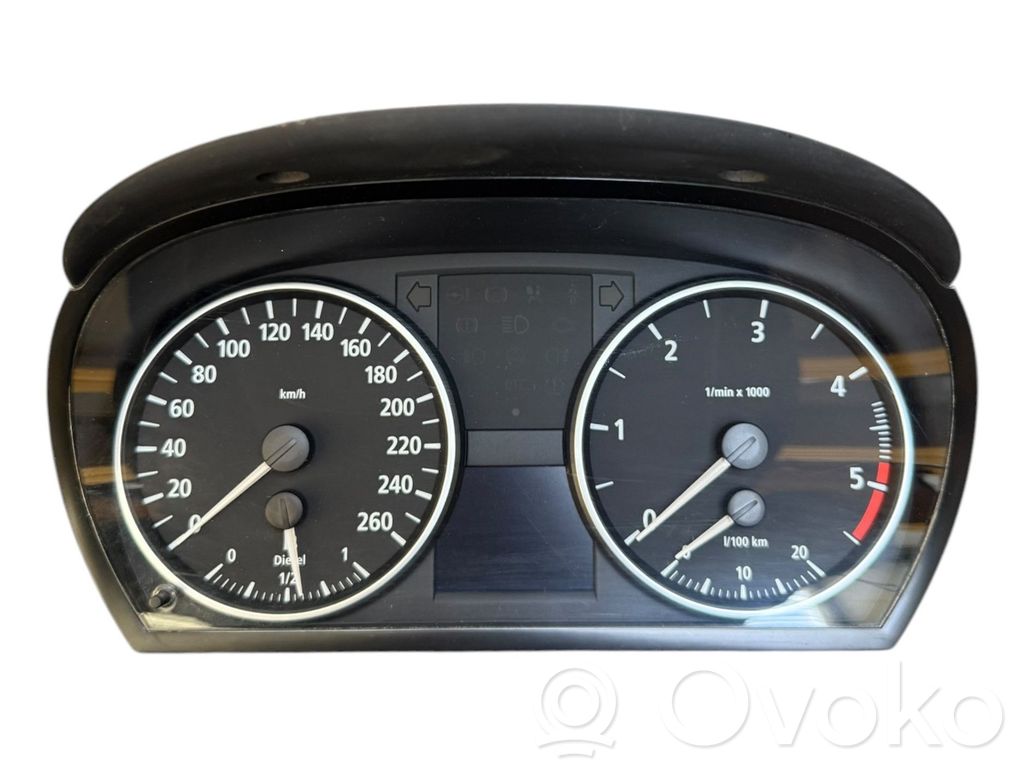 BMW 3 E90 E91 Speedometer (instrument cluster) 