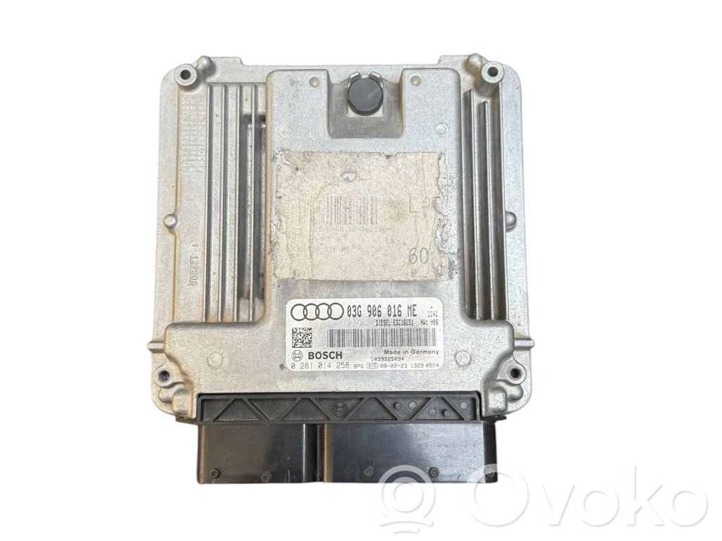 Engine control unit/module   03G906016ME,1039S25094,0281014258