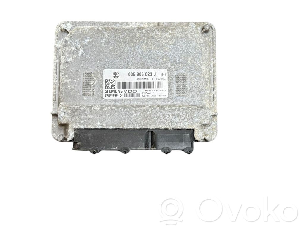 Engine control unit/module   03E906023J,5WP40494,SM0S91