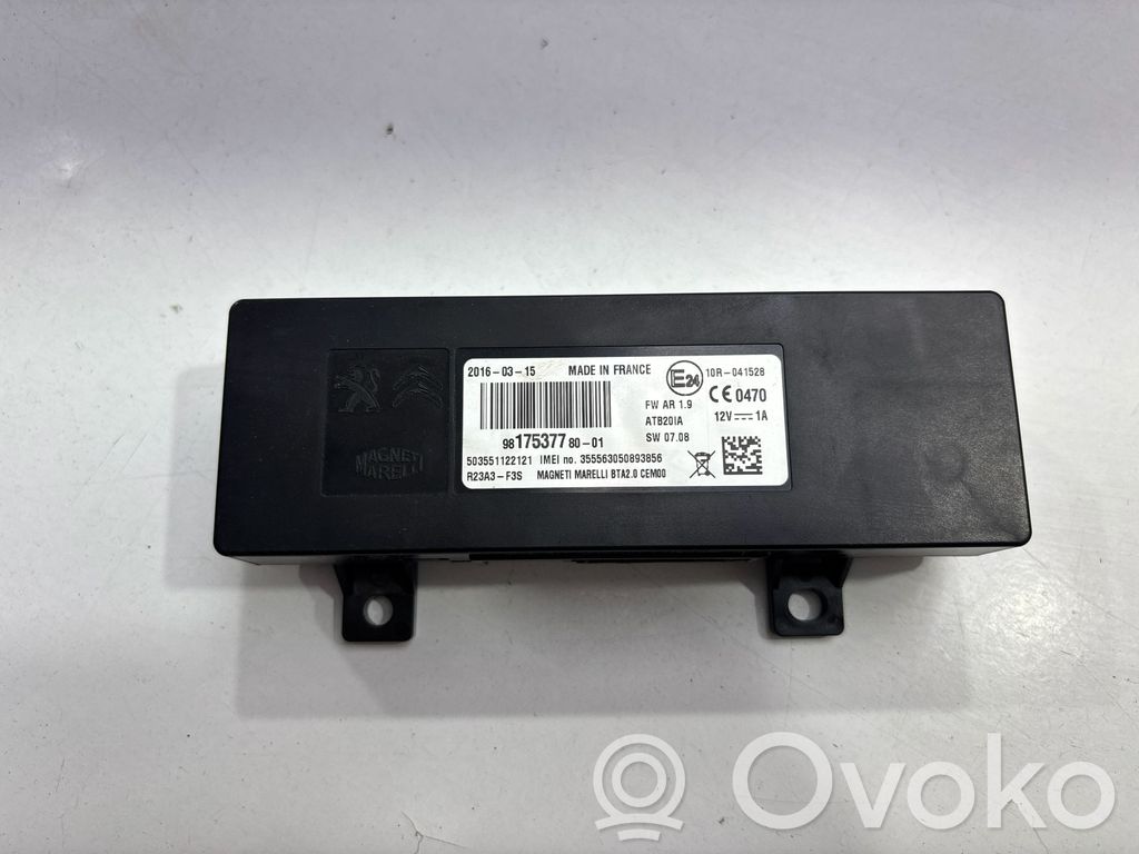 Citroen C4 Cactus Other control units/modules 
