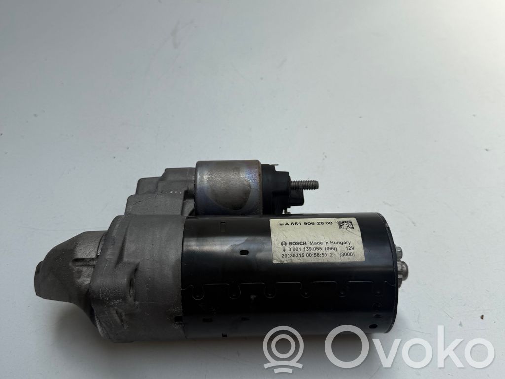 Mercedes-Benz C W204 Motor de arranque 