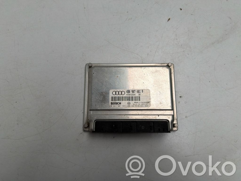 Engine control unit/module   0281001931,4B0907401P,28RTE357