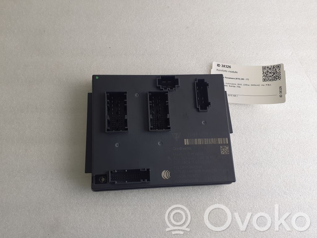 Porsche Panamera (970) Comfort/convenience module 
