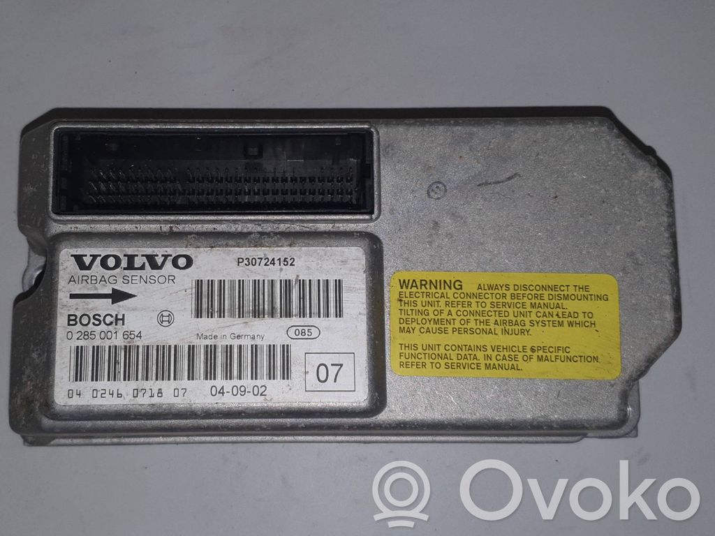 Airbag control unit/module   P30724152,0285001654,040246071807
