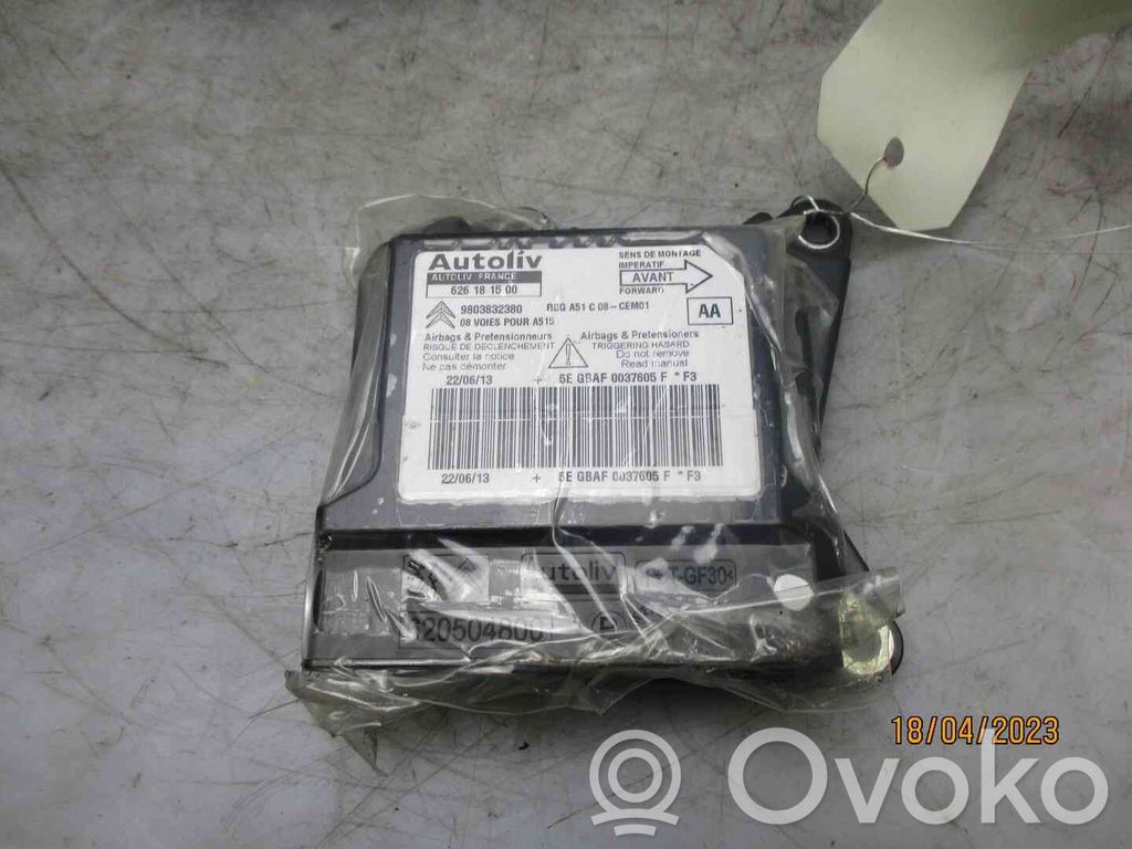 Citroen C3 Unitate/modul de comandă airbaguri 