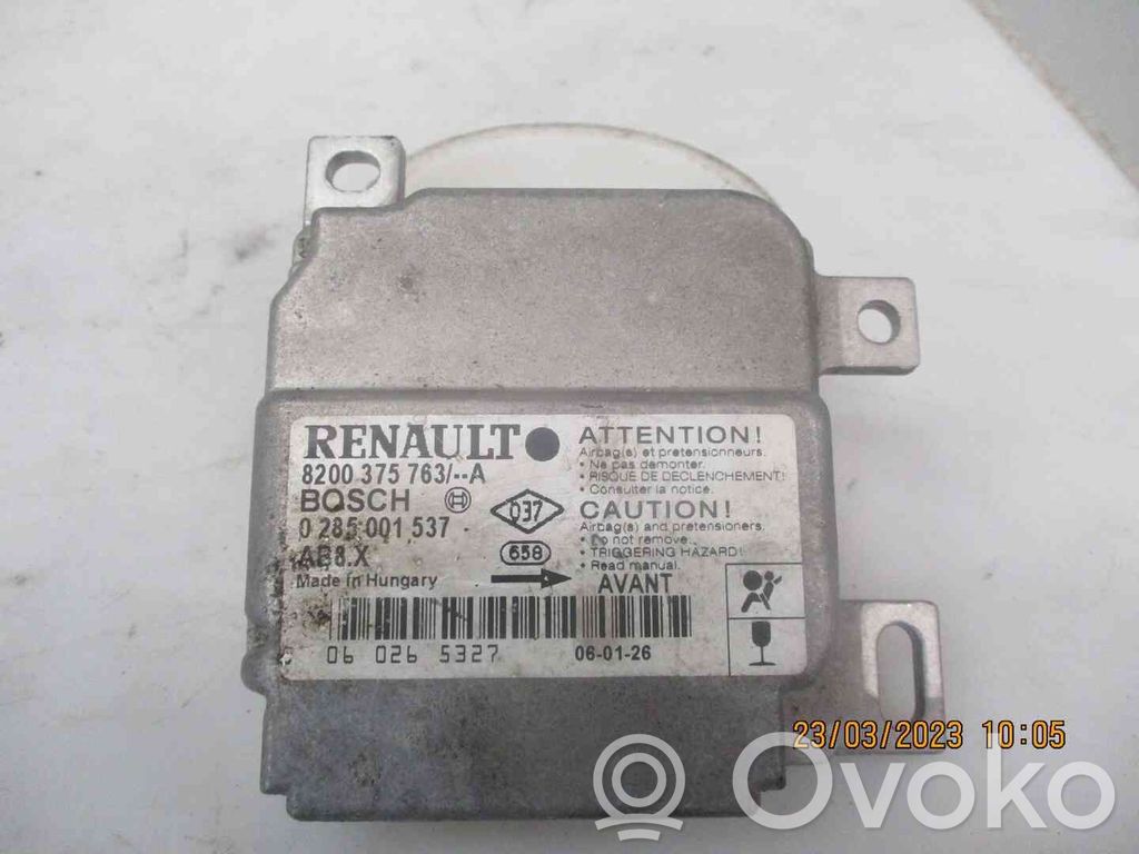 Airbag control unit/module   8200375763,22201631,2543508,VDMS4