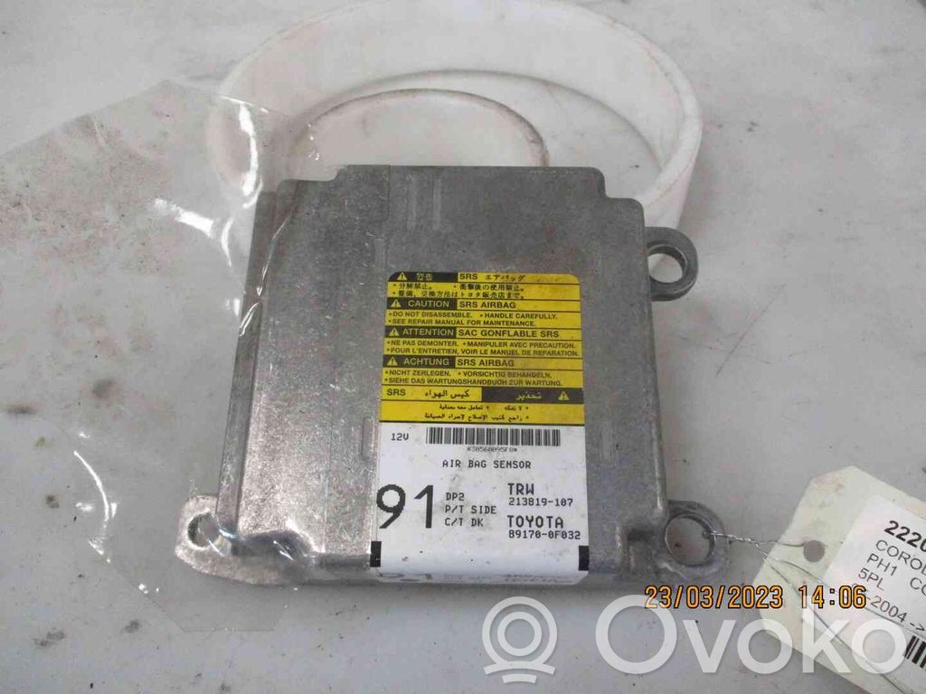 Unidad de control/módulo del Airbag   891700F032,22200394,2539841,VDMS4