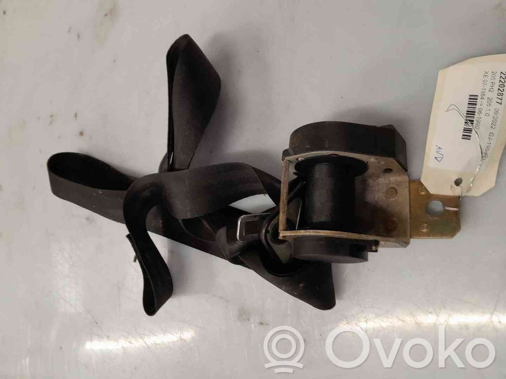 Peugeot 205 Ceinture de sécurité avant
