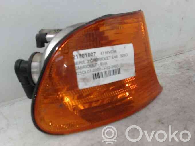 BMW 3 E46 Front indicator light 